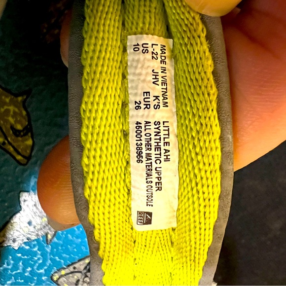 Reef Little Ahi Sandals Toddler size 10 - Picture 3 of 3